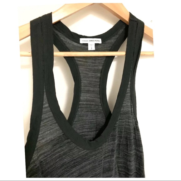 James Perse Cotton Knee Length Blouson Tank Dress - Picture 5 of 5